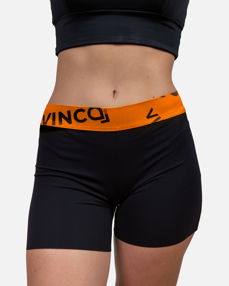 CICLISTA BLACK - ELASTICO CONTRASTO COLORE