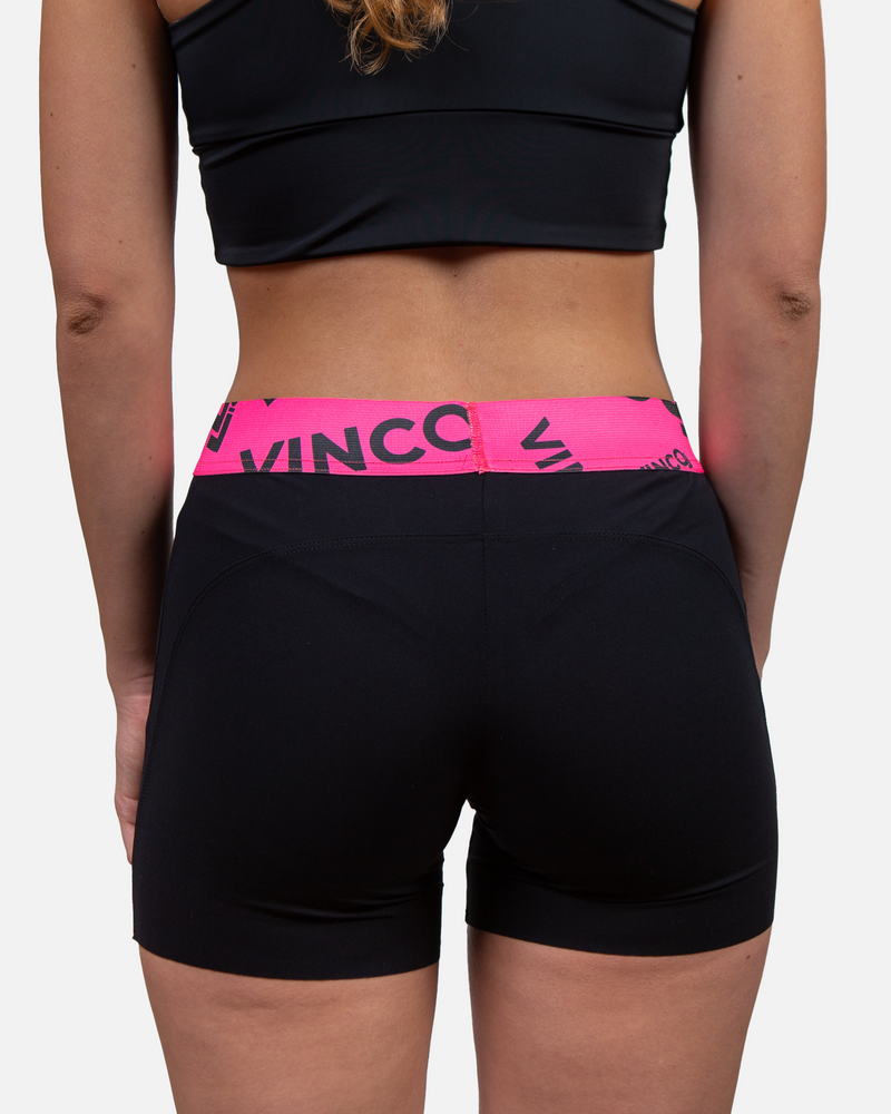 CICLISTA BLACK - ELASTICO CONTRASTO COLORE